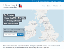 Tablet Screenshot of kitesurfinguk.org.uk